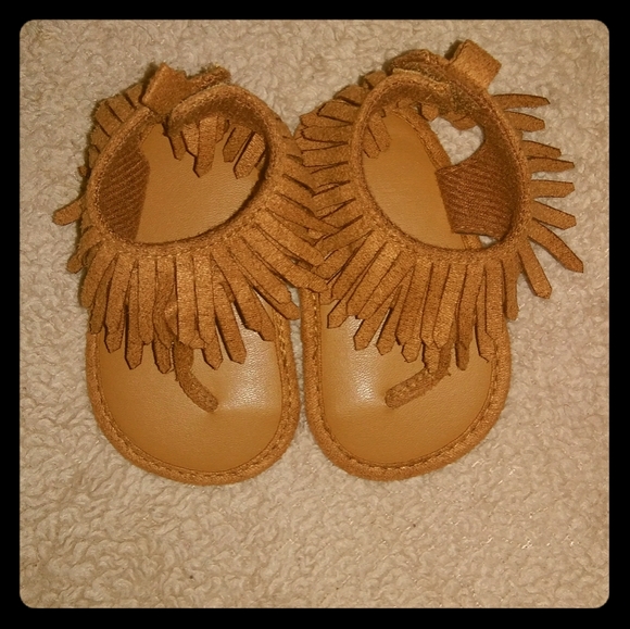 baby fringe sandals